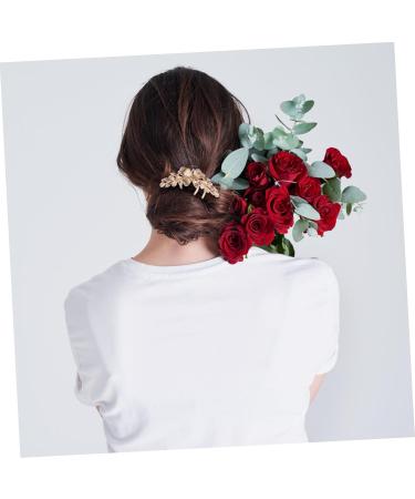 FRCOLOR Hair Comb Rhinestone Hair Pin Rhinestone Hair Clips Rhinestone Clips Bride Hair Accessories Hair Accessories for Girls Hair Side Comb Girl Hair Clips Decorate Miss Hair up Metal - Buy Online on GoSupps.com