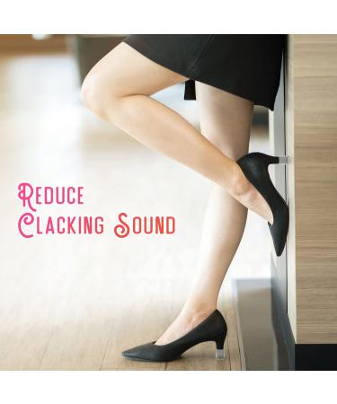 High Heel Protectors - 10 Pairs Clear Heel Repair Caps for Wedding & Outdoor Events - Buy Online on GoSupps.com