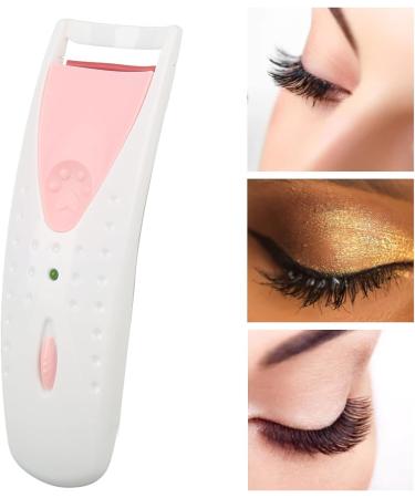 Heated Eyelash Curler Silicone Wand Style 24H Long Lasting Temperature Controllable USB Rechargeable Best Women Quick Curling - Buy Online on GoSupps.com