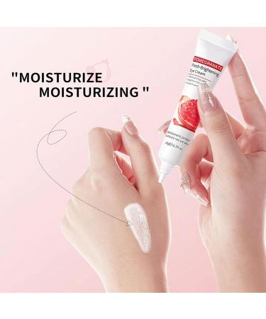 Pomegranate Eye Cream Anti Aging - Eye Cream for Dark Circles and Puffy Eyes - Moisturize Hydrate Eye Contour Area Lock Water - Firm Lift Reduce Dullness Fade Fine Line Smooth Skin Restore Elasticity - Buy Online on GoSupps.com