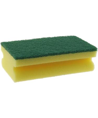 XXL Yellow Scouring Pads - 10 Pack Kitchen Sponge (130x70x45mm) for Effective Pot Cleaning - International Shipping Available - Buy Online on GoSupps.com