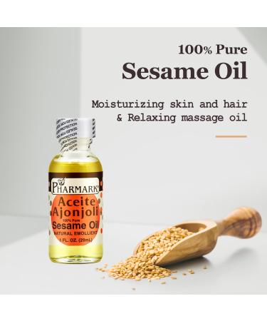 Buy Aceite De Ajonjoli 1 Oz - Premium Sesame Oil for Cooking & Health | International Shipping Available - Buy Online on GoSupps.com