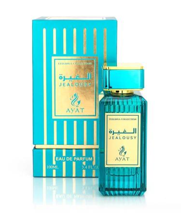 Eau de Parfum FEELINGS 100ml Ayat Perfumes - Made in Dubai With Notes of Rose Vanilla Oud Musk and Woody - EDP Oriental Perfect For Women And Men (Jalousy) - Buy Online on GoSupps.com