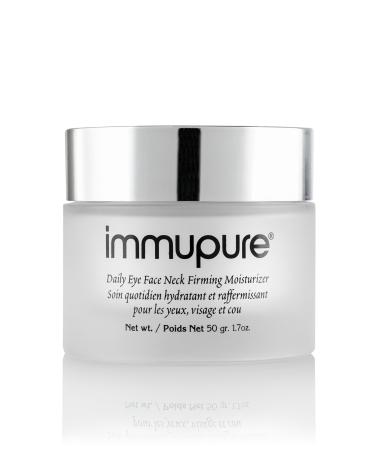 Immupure Daily Eye Face Neck Firming Moisturizer - With Colostrum. Firm Skin Increased Elasticity 400% Boost in Collagen & Elastin.