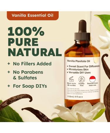 Kukka Essential Oil for Diffuser - Vanilla  - 4 Fl Oz. - Buy Online on GoSupps.com