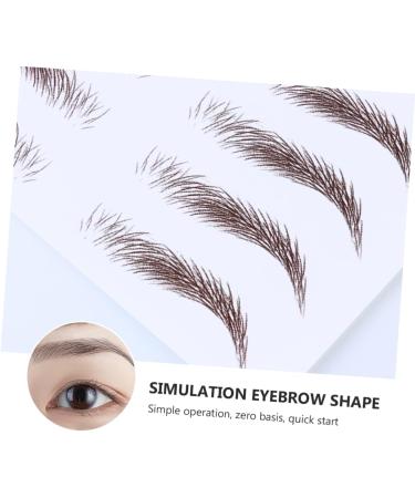 Ipetboom 4pcs Men Women Shaping Eyebrow False Like Hair for D Stimulation Water Female Eyebrows Brow - Buy Online on GoSupps.com