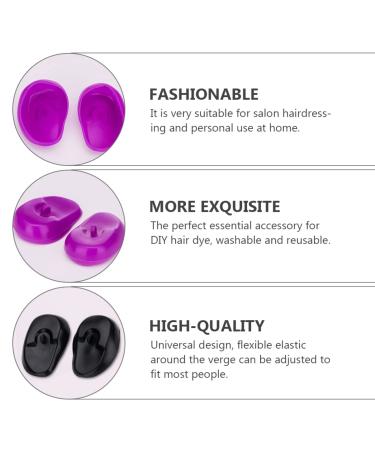 Professional Hairdressing Ear Protector - 6 Pairs of Ear Shower Caps for Blow Dryer - Shield Covers for Salon Styling - Buy Online on GoSupps.com