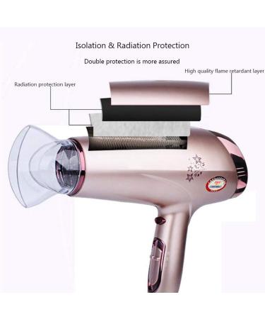 2200W Professional Hair Dryer with Diffuser Nozzles Ionic Salon Powerful Hairdryer AC Motor Fast Blow Dryer with 3 Heat Cool Shot 1.9m Long Cable Quiet Radiation Protection Small Gift - Buy Online on GoSupps.com