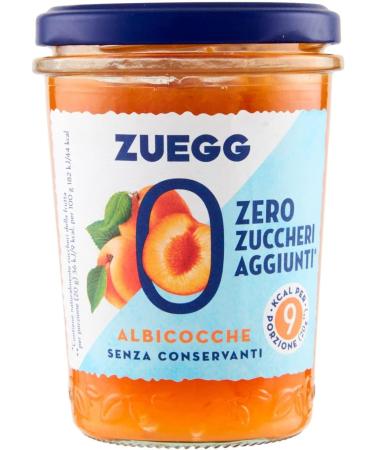 Italian Gourmet E.R. Zuegg Zero Zuccheri Sugar Free Apricot Jam 220g + Polpa Italian Gourmet 400g (Pack of 6) - Buy Online on GoSupps.com