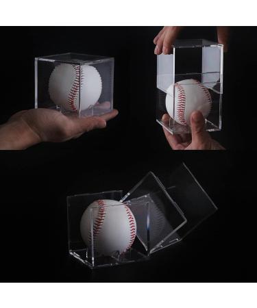 Acrylic Baseball Display Case - UV Protected, Clear Cube for Autographed Memorabilia (1) - Buy Online on GoSupps.com