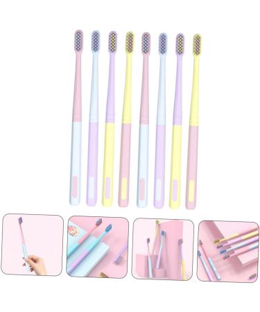 Minkissy 8-Pack Extra Soft Macaron Toothbrushes - Ergonomic Travel & Home Oral Care - Buy Online on GoSupps.com
