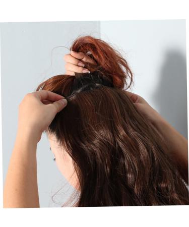 minkissy Straight Clip in Hair Extensions Wigs with Clips Hairclip Hair Extensions Clip Real Hair Extensions Hair Barettes Black Wig Fake Hair Extensions European and American Ponytail - Buy Online on GoSupps.com