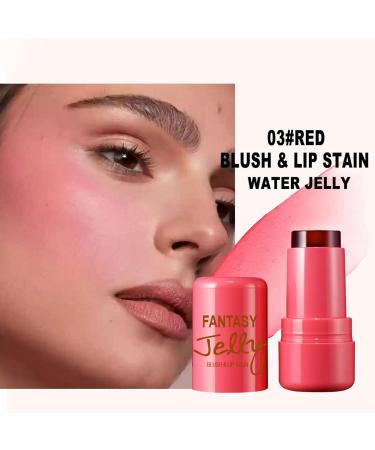 Milk Cooling Water Jelly Tint Milk Jelly Blush Milk Makeup Jelly Tint Milk Water Jelly Tint Water Jelly Tint Stick Sheer Lip & Cheek Stain Finish (C M) C 1 count (Pack of 1) - Buy Online on GoSupps.com
