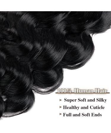 16 Natural Black Body Wave Clip In Hair Extensions for Black Women - 120g, 8Pcs, Double Weft, 18 Clips - Human Hair Extensions - Buy Online on GoSupps.com