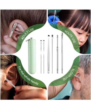 2024 Earwax Cleaner Tool Set - Stainless Steel Ear Cleaner Kit with Brush & Storage Box | Portable Manual Ear Wax Removal for Men & Women (Yellow - Buy Online on GoSupps.com