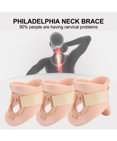 Fixation Spine Vertebra Care Halskrause - Neck Collar Support for Pain Relief | Philadelphia Cervical Collar (M) - Traction Device - Buy Online on GoSupps.com