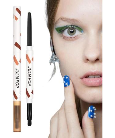 Eyeshadow Stick - Cream Gel Texture with Brush for Eyeshadow and Eyeliner Quick Drying and Long Lasting Eye Pencil Makeup Supplies for Daily Use Fanelod Mint Green - Buy Online on GoSupps.com