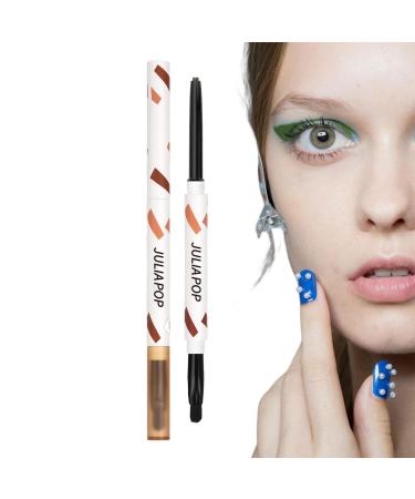 Waterproof Eyeliner - Cream Gel Texture with Brush for Eyeshadow and Eyeliner Long Lasting Eye Liner Quick Drying Eye Pencil Halloween