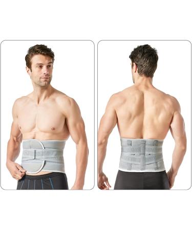 Back Support Belt - Lumbar Support for Lower Back Pain Relief - Breathable & Removable - XL Size - International Shipping - Buy Online on GoSupps.com