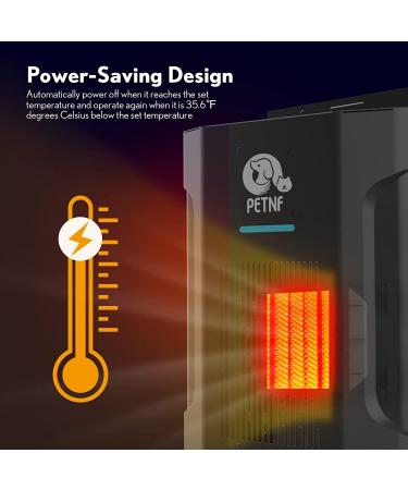 300W Dog House Heater with Thermostat & Remote Control | Outdoor Pet House Warmer with WiFi APP, Timer & Adjustable Temp | Safe & Easy to Install - Buy Online on GoSupps.com