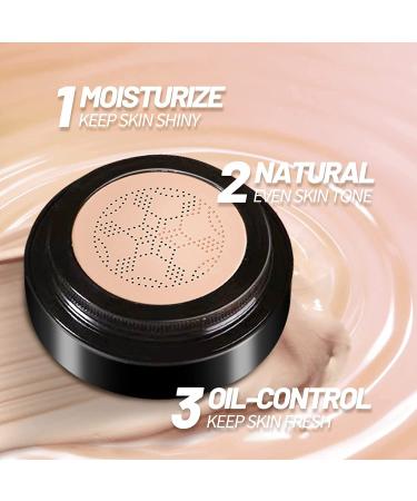 Mushroom Head Air Cushion CC Cream - Moisturizing Brightening Foundation & Concealer for All Skin Tones | International Shipping - Buy Online on GoSupps.com