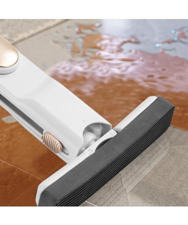 Generic Portable Self-Squeeze Mini Mop Floor Cleaning System Strong Absorbent Mop Suitable for Home Desktop Glass White - Buy Online on GoSupps.com