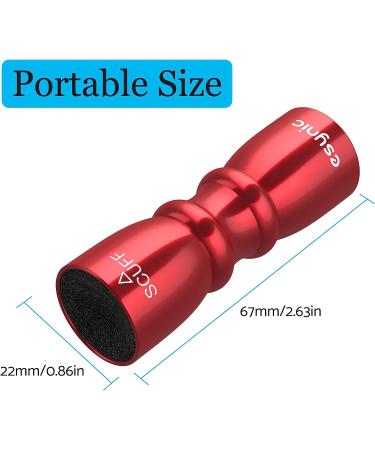 eSynic Professional Pool Cue Tips Shaper Set - 3 in 1 Tool for Billiard Cue, Accessories Gift - Red Color - Buy Online on GoSupps.com