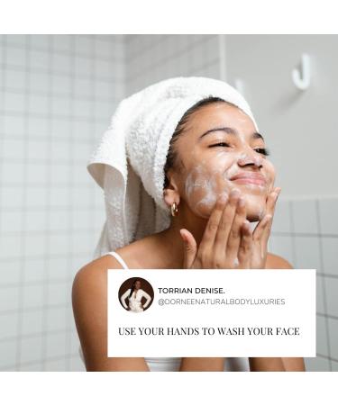 DorNee Sea Moss Facial Bar for Sensitive Skin | Natural Wildcrafted Sea Moss & Collagen | Essential Oil Blend - 5.5 oz - Buy Online on GoSupps.com