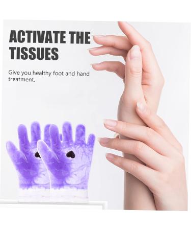 POPETPOP 1 Pair Hand Wax Set Foot Wax Set Heated Gloves Gel Spa Gloves Clear Gloves Pebble Slippers DIY Wax Cover Moisturizing Gloves Paraffin Wax Skin Cover Set of Feet Heater 25x5.4x0.8cm - Buy Online on GoSupps.com