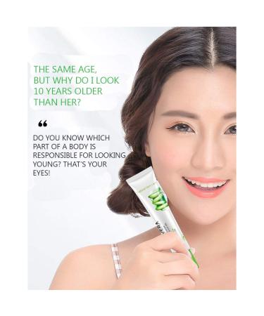 BIOAQUA Aloe Vera Eye Gel Cream 20g - Reduces Dark Circles, Hydrates, and Moisturizes | No More Eye Bags - Guaranteed - Buy Online on GoSupps.com