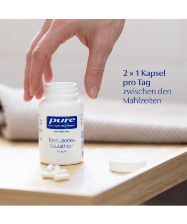 Buy Pure Encapsulations Reduced Glutathione - 60 Vegan Capsules | Premium Antioxidant Supplement for Immune Support & Wellness - International Shipping Available - Buy Online on GoSupps.com