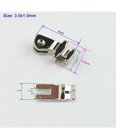 Buy SBTRKT 100pcs Eyeglass Hinges - 3.0x1.0mm Plastic with Two Loops | Eyewear Repair Accessories International Shipping - Buy Online on GoSupps.com