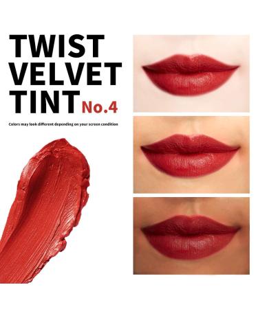 PASSIONCAT Twist Velvet Tint #4 - Long Lasting Lip Stain and Cheek Tint with Velvet Plumping Effect - Buy Online on GoSupps.com