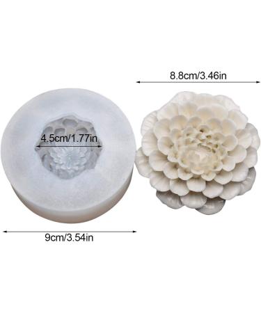 Silicone Dahlia Flower Mold | 3D Fondant Form for Baking & Craft | Non-Stick Decorative Silicone Tool for Desserts & Cakes - Buy Online on GoSupps.com