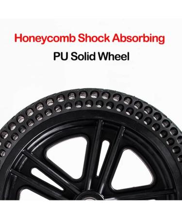 INSTR Electric Wheelchair Rear Wheel Assembly Honeycomb Solid Tires Back Wheel Replacement 12 1/2 x 2 1/4 - Black Pack of 2 - Buy Online on GoSupps.com