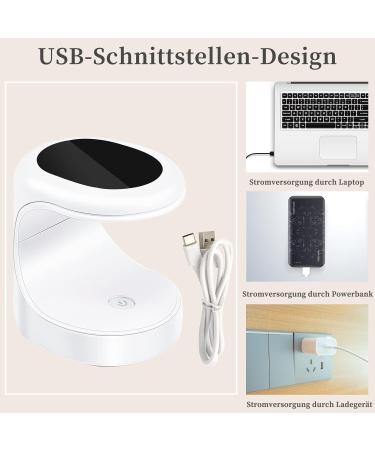 Mini LED UV Nail Dryer | Portable 16W USB Nail Lamp for Gel Nails & Manicure Tools - Black - Buy Online on GoSupps.com