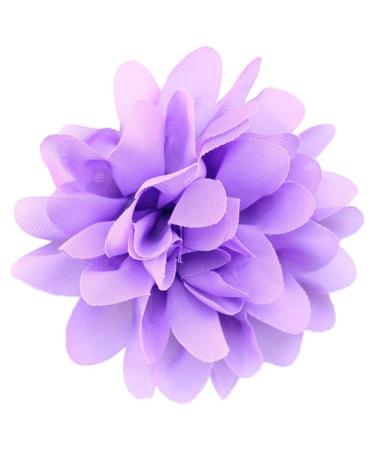 Pack of 10 Chiffon Flower Design Alligator Hair Clips - Stylish & Durable for All Hair Types - Buy Online on GoSupps.com