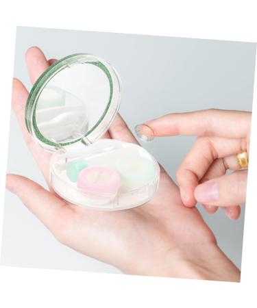 JECOMPRIS Contact Lens Storage Case - Durable Foil Mirror Film Container for Cosmetics & Lenses | Ideal for Travel & Daily Use - Buy Online on GoSupps.com