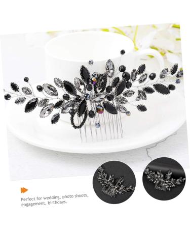 Beaupretty Drill hair comb Wedding Headpiece Bridal Hair Decor Bridal Headpieces for Wedding Bridal Hair Accessories Wedding Hair Accessories claw drill bride plastic European and Comb - Buy Online on GoSupps.com