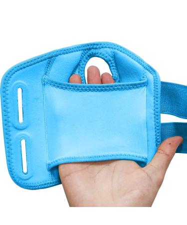 Nucamper Breathable Wristwear Bandage with Metal Rail Stabilizer Adjustable Support for Arthritis Tendonitis & Sprains Unisex S/M Right Hand Blue - Buy Online on GoSupps.com