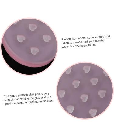 Healeved Palette De Colle Pour Greffe De Cils Coussinet De Rangement Pour Colle Extensions De Cils Support Pour Extensions rose - Buy Online on GoSupps.com