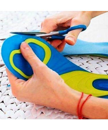 Men Cushioned Gel Insoles Shock Absorbing Insole Pain Relief Plantar Fasciitis Everyday Active Work Sports Comfort Foam Inner Shoe Inserts Wellington Boots Trainers UK Size 7-13 EU 42-48 - Buy Online on GoSupps.com