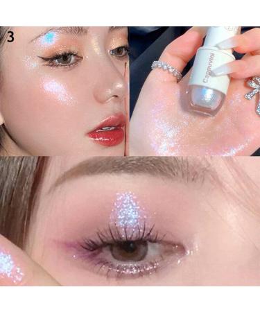 Bowling Liquid Eyeshadow Highlighter Silkworm | Attractive Shimmer Eyeshadow 0.05oz Eye Makeup Watery Texture Face Body Set Brighten Highlight 03 - Buy Online on GoSupps.com