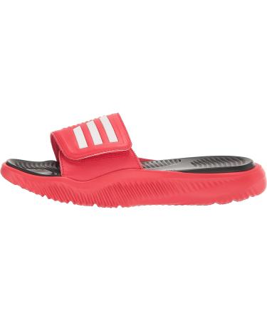 adidas Alphabounce 2.0 Slides Sandal - Unisex 11W/10M - Vivid Red/White/Black - Buy Online on GoSupps.com