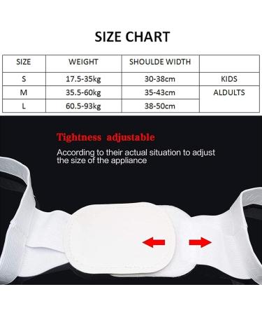 Posture Pro-Fix Neck and Shoulder Corrector Medium Black&White - Back Brace for Men, Women & Kids - Buy Online on GoSupps.com