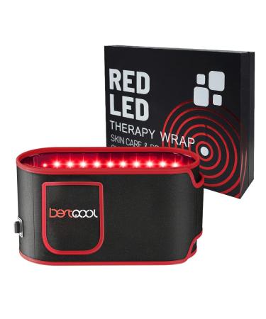 Bestqool Red Light Therapy for Body Fat Loss - Near Infrared Light Therapy for Pain Relief, Inflammation Relief, Belt for Elbow Joint, Red Light Therapy for Back Pain Red 2