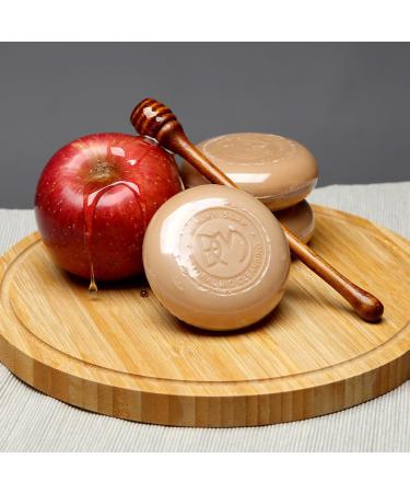 Generic Honey apple Skin Care Beauty Bar For Softer Skin Soap Face Skin Acne Wash Soap (3 Bars) brown