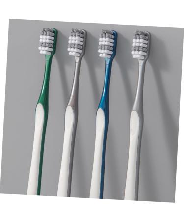 Beaupretty 4-Piece Men's Toothbrush Set - Large Head Manual Travel Toothbrushes for Effective Cleaning - Buy Online on GoSupps.com
