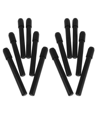 FRCOLOR 12 Pcs Pencil Extenders Eyebrow Pencil Holder Extender with NonSlip Design Includes Soft Eyebrow Brush for Natural Makeup For Beginners and Professionals