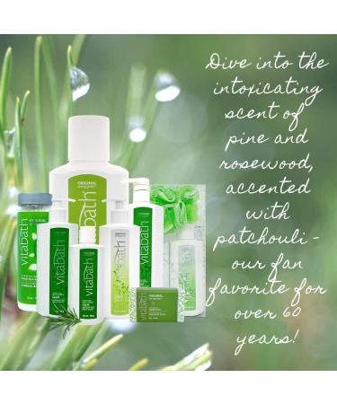 Vitabath Original Spring Green Moisturizing Bath & Shower Gel - 21 oz | Botanical Skin Rejuvenation Body Cleanser with Patchouli Extract - Buy Online on GoSupps.com